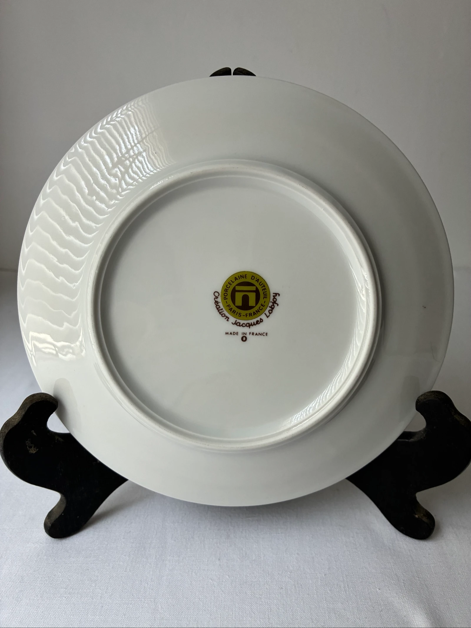 placa de coleção da marca francesa Porcelaine d'Auteuil (Jacques Lobjoy) – photo 5
